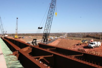 11 - Phase 2 steel plate girders.