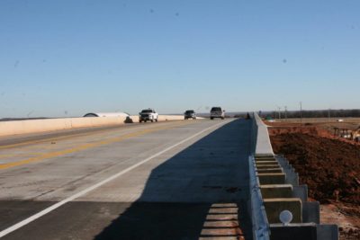 14 - Finished bridge, looking northeast.